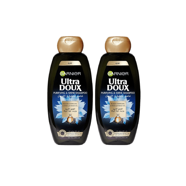 Garnier Ultra Doux Charcoal Shampoo 2 x, 400ml