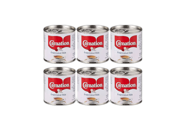 Nestle Carnation Evaporated Milk 6 x 170 g