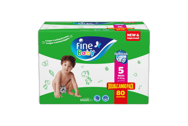 Fine Baby Green Double Lock Maxi Box (40 x 2) No