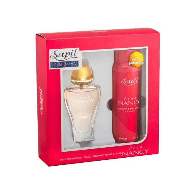 Sapil Gpac Nancy Pink Edp 50 ml + 150 ml Deodorant Spray