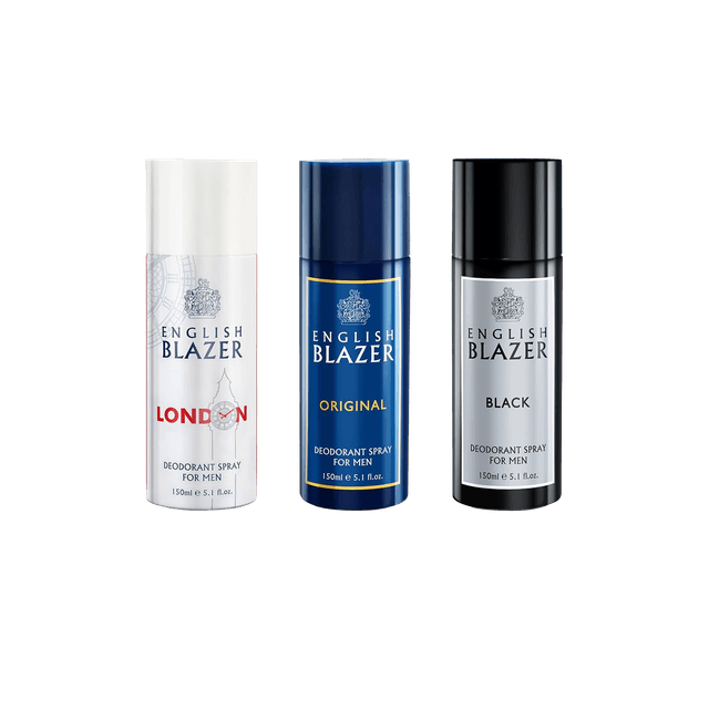English Blazer Body Spray 3 x 150 ml