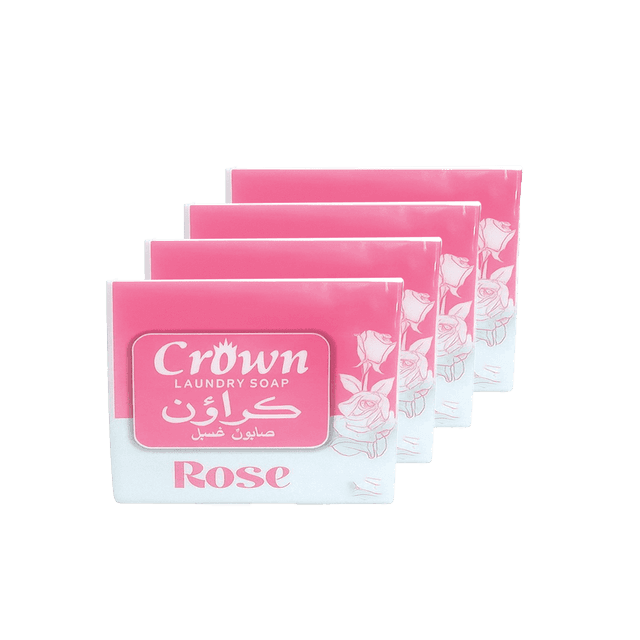 Crown Laundry Soap Rose 4 x 180 g