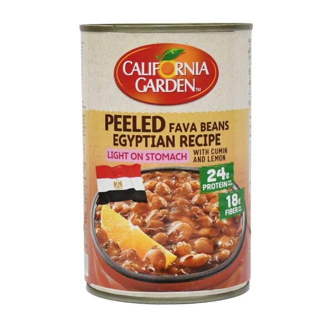 California Garden Fava Beans Peeled Egy. Recipe 45