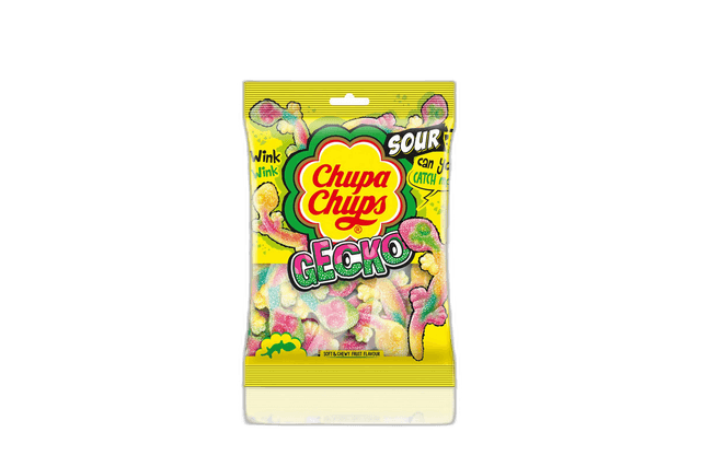 Chupa Chups Sour Gecko Jellies 90 g