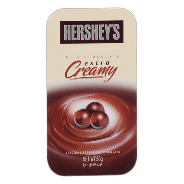 Hersheys Extra Creamy Chocolate Pearls 50 g