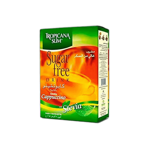 Tropicana Slim S/Free Drink Cuppucino 8 Pack