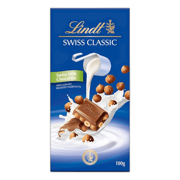 Lindt Milk Hazelnut Chocolate 100 g