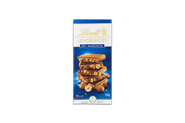 Lindt Les Grandes Milk Hazelnut 150 g
