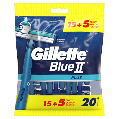 Gillette Razor Blue2 Plus 15s New