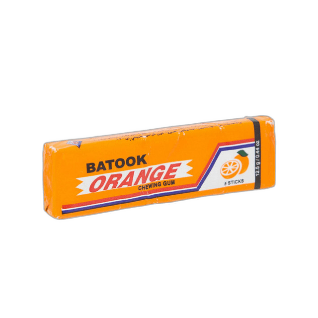 Batook Orange Sticks Chewing Gum 5 Pack