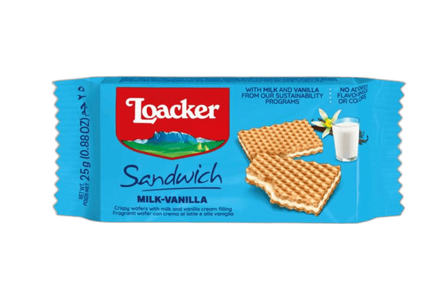 Loacker Sandwich Milk Vanilla 25 g