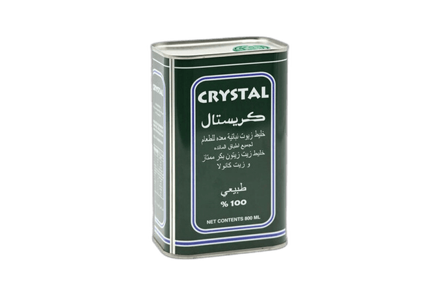 Crystal Olive Oil Tin 800 ml