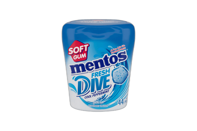 Mentos Fresh Dive Gum Cool Peppermint 88 g