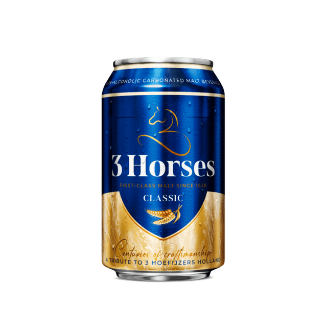 Three Horse Malt Beverage Classic Can 330 ml