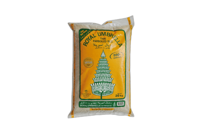 Royal Umbrella Thai Parboiled Rice 20 kg