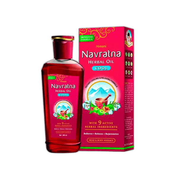 Navratna Plus Herbal Cool Hair Oil 200 ml