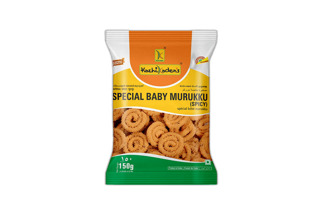 Kozhikodens Baby Murukku Spicy 150 g