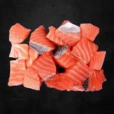 Norwegian Salmon Cubes Skin On