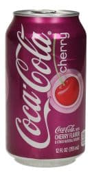 Coca Cola Cherry Soft Drink Can