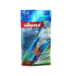 Vileda Comfort & Care ComfortPlus +Creme Household Gloves - Medium 