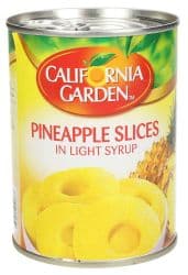 California Garden Sliced Pineapple In Syrup