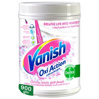Vanish Fabric Oxi Action Stain Remover Powder for White Clothes