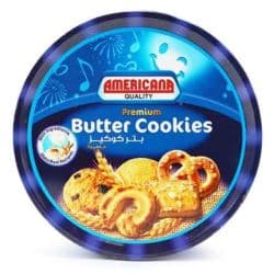 Americana Premium Butter Cookies Blue Tin