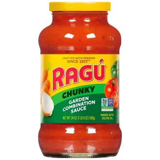 Ragu Chunky Garden Combination Pasta Sauce