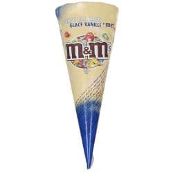 M&M's Vanilla Ice Cream Cone