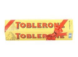 Toblerone Swiss Milk Chocolate Bar With Honey And Almond Nougat