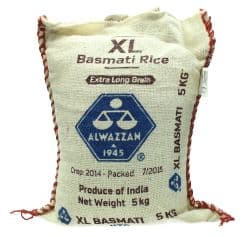 Al Wazzan XL Basmati Rice 5kg