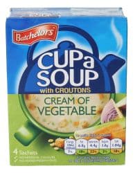 Batchelors Cream Of Vegetable Cup A Soup With Croutons 