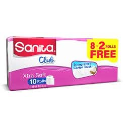 Sanita Club Toilet Tissue Rolls Saving Pack