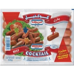 Americana Beef Sausages Cocktail 235g