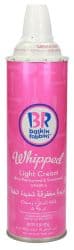 Baskin Robbins Whipped Light Cream
