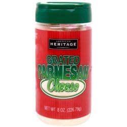 Heritage Grated Parmesan Cheese 226G