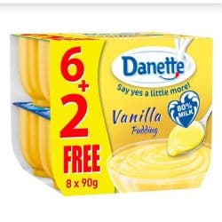 Danette Vanilla + 2 Free