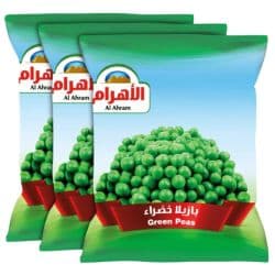 Al Ahram Green Peas 3 x 400 gm