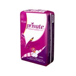 Private Maxi Pocket Night Cotton Feel Sanitary Pads