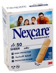Nexcare Sheer Bandages 50pcs
