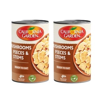 California Garden Mushrooms Pieces & Stems