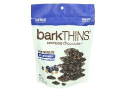 Bark Thins Dark Chocolate Blueberry Snacking With Quinoa Crunch 