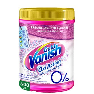 Vanish Gold Oxi Action Fabric Stain Remover Powder for Coloured & White Clothes