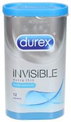 Durex Invisible Extra Thin Condoms 12pcs