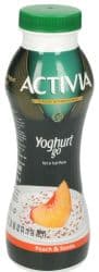 Activia Peach & Seeds Go Yoghurt