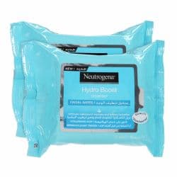 Neutrogena Hydro Boost Facial Wipes 1+1 Free