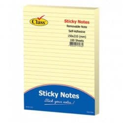 Class Yellow Sticky Notes