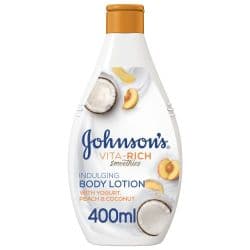 Johnson's Vita Rich Yogurt Peach & Coconut Body Lotion