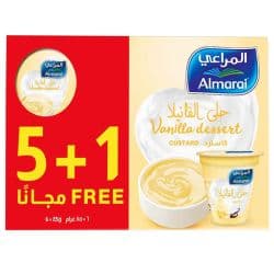Almarai Vanilla Custard Dessert 5+1 Free