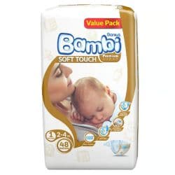 Sanita Bambi New Born Baby Diapers Size 1 (2-4 Kg)